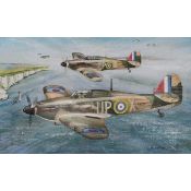 WW2 Hawker Hurricanes Coming Home Extra Large Nostalgic Metal Wall Art