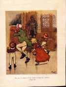 The Master at Play Cecil Aldin Old Christmas 1908 Antique Illustration-64.