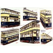 Birmingham Corporation Tramways Extra Large Steam Train Metal Wall Art
