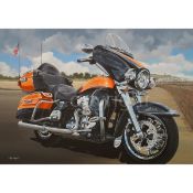 Harley Davidson FLHTK Ultra Limited Extra Large Metal Wall Art
