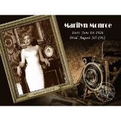 Marilyn Monroe Golden Age of Hollywood Extra Large Designed Metal Wall Art