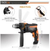 Tacklife Electric Percussion Drill + Hammer PID01A 2800rpm 240V L2c