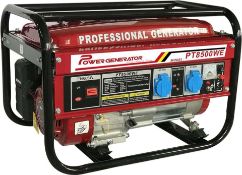 Professional Petrol Generator PT8500WE 2.7 kW RRP £329.00 L30c