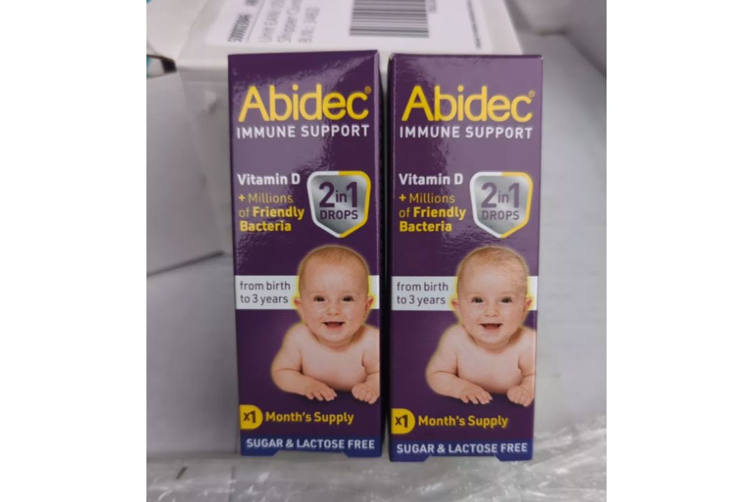180 x Abidec Immune Support 2 In 1 Drops Vitamin D + Friendly Bacteria