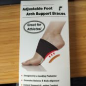 28 Packs x Adjustable Foot Foot Arch Support Braces Plantar Fasciitis