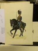 Vintage Officer of The Royal Horse Artillery c1823 Original Watercolour