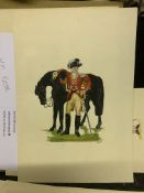 Vintage 11th Light Dragoons / Prince Albert's Own Hussars Original Watercolour
