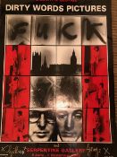 Gilbert and George Poster Titled 'Dirty Words Pictures' 2002.