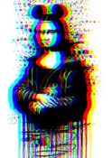 Chris Boyle (b1972) 'Mona Lisa Mouse’ 3Dimensional Urban/Street Art Print, AP, COA, 2024