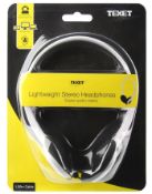 Texet Lightweight Stereo Headphones