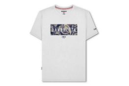 Lambretta Paisley Box Tee White - XL RRP £22.00 L29c