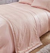 Pink Sadie Sequin Bed Runner