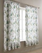 Lorena Curtains Green 168 x 183 cm