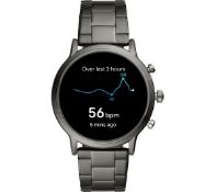 Fossil Gen 5 Carlyle HR FTW4024 Smartwatch Smoke Steel RRP £129.99