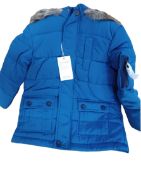 4 x Mothercare Quilted Jacket With Fur-Lined Hood - RRP £32.00 ea L15