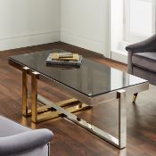 Nexus Gold and Silver Coffee Table RRP - £796
