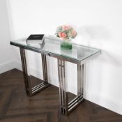 Zurich Silver Console Table RRP - £440