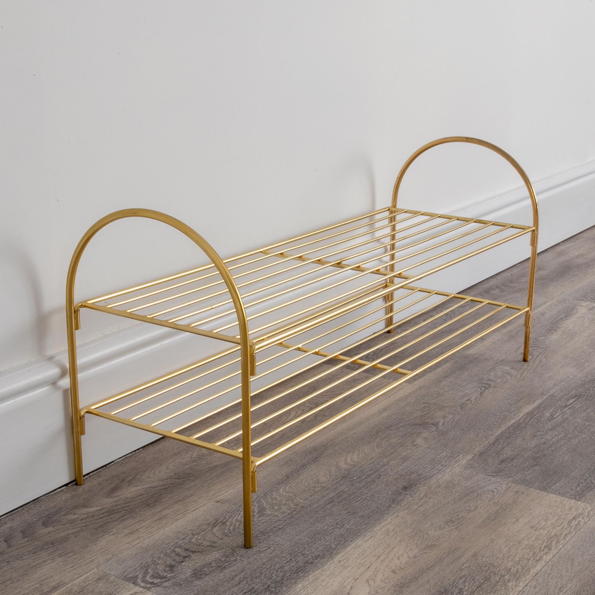 Gold Shoe Rack RRP - £80 - Image 11 of 13