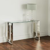Milano Silver Plated Console Table RRP - £460