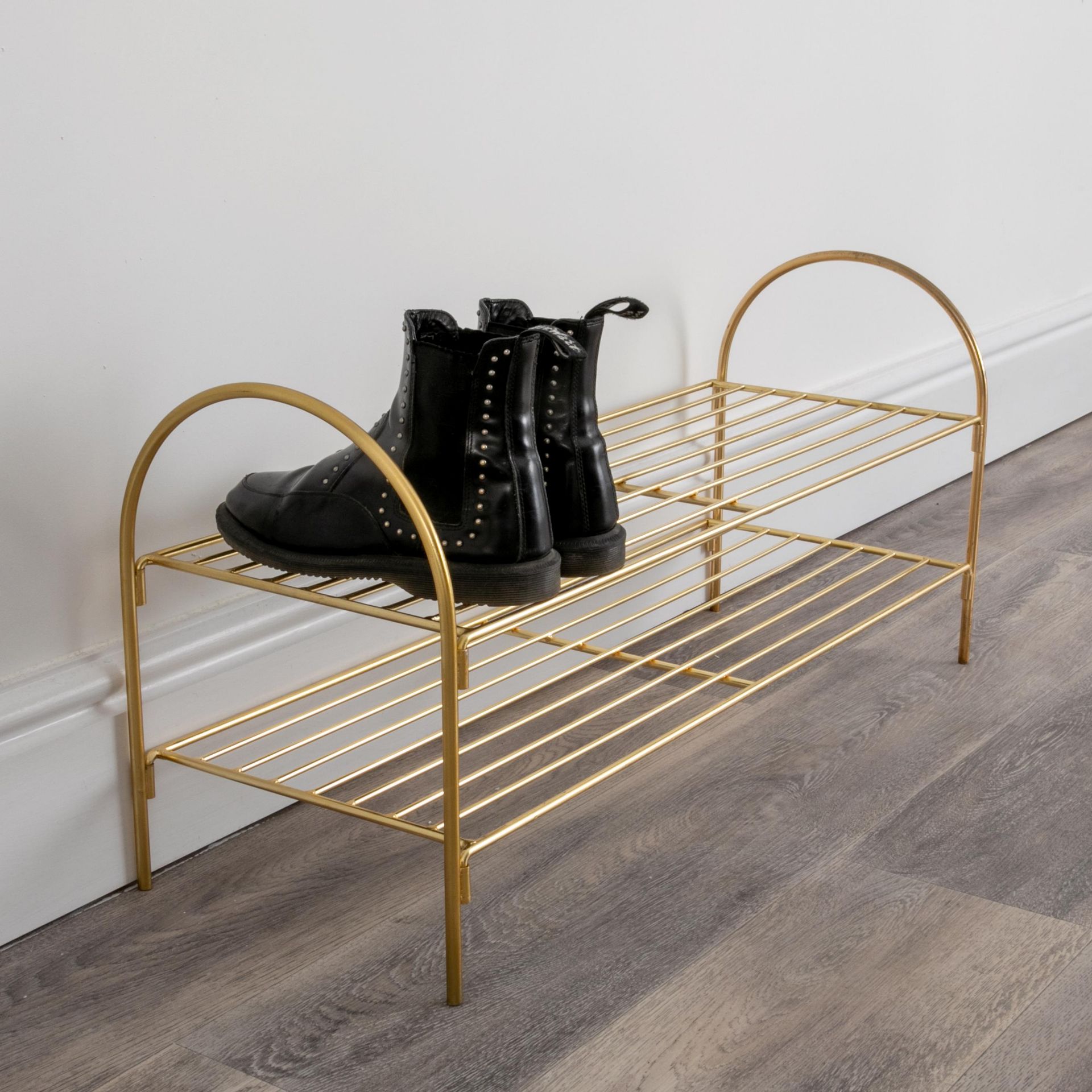 Gold Shoe Rack RRP - £80 - Image 2 of 13