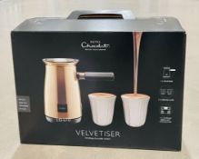Hotel Chocolat HC01 Velvetiser Hot Chocolate Machine System Copper Edition RRP £169 New Sealed Bo...