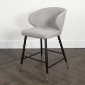 Manhattan Grey Kitchen Bar Stool (Set of 2) RRP - £590