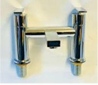 2 x Ultra Charm Bath Filler Chrome CHR303 New Boxed