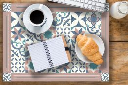 Maroc Vinyl Table Mat 33x45cm (Set of 4) RRP - £44