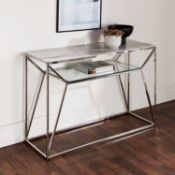 Marble Glass Console Table RRP - £560