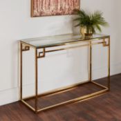 Cesar Gold Console Table RRP - £470