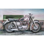 Norton Model 99-Dominator 600 1950's Nostalgic Large Metal Wall Art