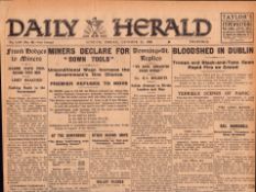 Irish War of Independence Black & Tans Open Fire On a Busy Dublin Street 1920-T.