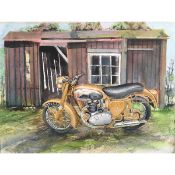 BSA Classic Goldstar Nostalgic Large Metal Wall Art