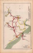 Bilson, Cinderfoot, Lydbrook, Lydney, Antique Railway Junction Diagram-86.