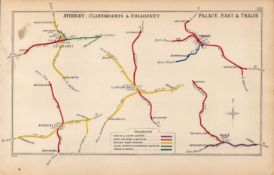 Athenry Claremorris Tralee Ireland Antique Railway Junctions Diagram-128.
