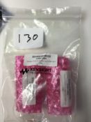 2x Agilent Keysight 1250-1404 Adapter Coaxial Straight Jack - Osm - Jack OSN