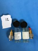 2x Agilent Keysight Amphenol Rf 54855-67604 BNC 3.5mm Connector Male To SMA Female