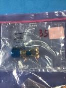 Huber + Suhner Coaxial Adapter N SMA50 Ohm Bulkhead Jack / Jack Female / Female