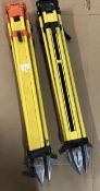 2x Laser Level Tripods