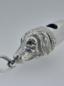 Silver Hallmarked Dog Whistle