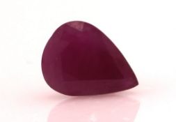 Loose Pear Shape Ruby 1.93 Carats