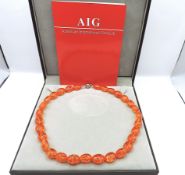 Sterling Silver Baltic Amber Necklace New With Gift Box