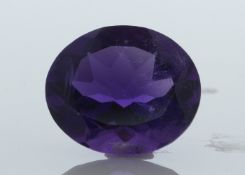 Loose Oval Amethyst 6.36 Carats