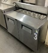 2 Door True Pizza Topping Fridge Tested