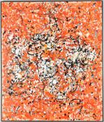 Very Large Oil On Canvas.