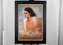 Original Oil On Canvas By Peter Howson Obe