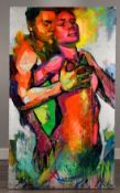 Stunning Very Large (6ft) Original Painting By Adrian Torres