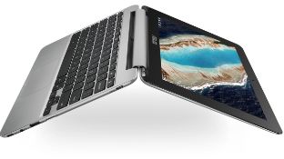 Asus C101P Chromebook Flip 11.6” Touchscreen Quad Core 4GB Memory 16GB SSD Webcam