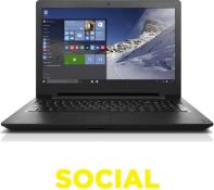 Lenovo IdeaPad 110 Windows 11 Pro 15.6” Intel Pentium N3710 8GB DDR3 1TB HD Webcam WIFI Office