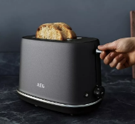 AEG Gourmet 7 Toaster 2 Slot T7-1-6BP-U Graphite Grey
